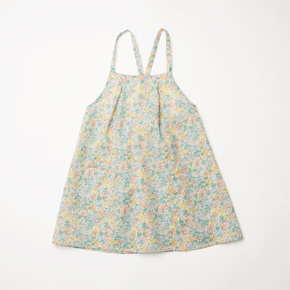 Nellie Quats - floral marbles pinafore - Picture 1 of 3
